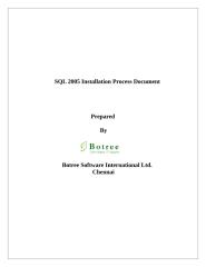 SQL 2005 Installation Document.doc