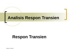 Slide Analisa respon sistem.ppt